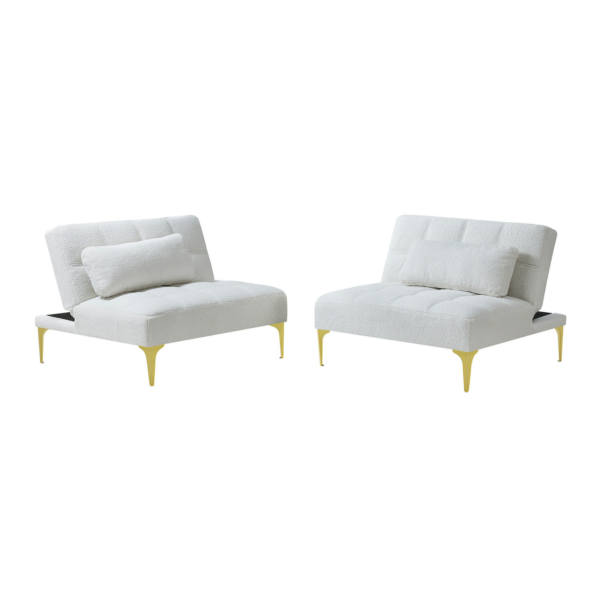 Sofá de estilo crema, moderno, minimalista, pequeño apartamento, sala de estar, asiento ultra ancho, sofá de tela esmerilada de plumón suave en línea recta profunda image 3