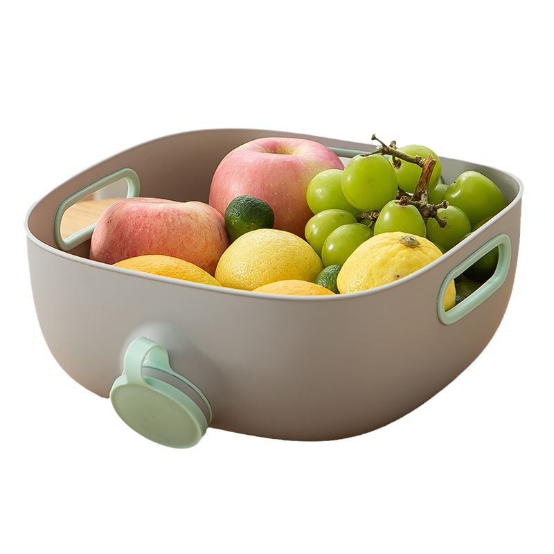 Cesta de drenaje multifuncional para cocina, colador de verduras y frutas, diseño plegable creativo