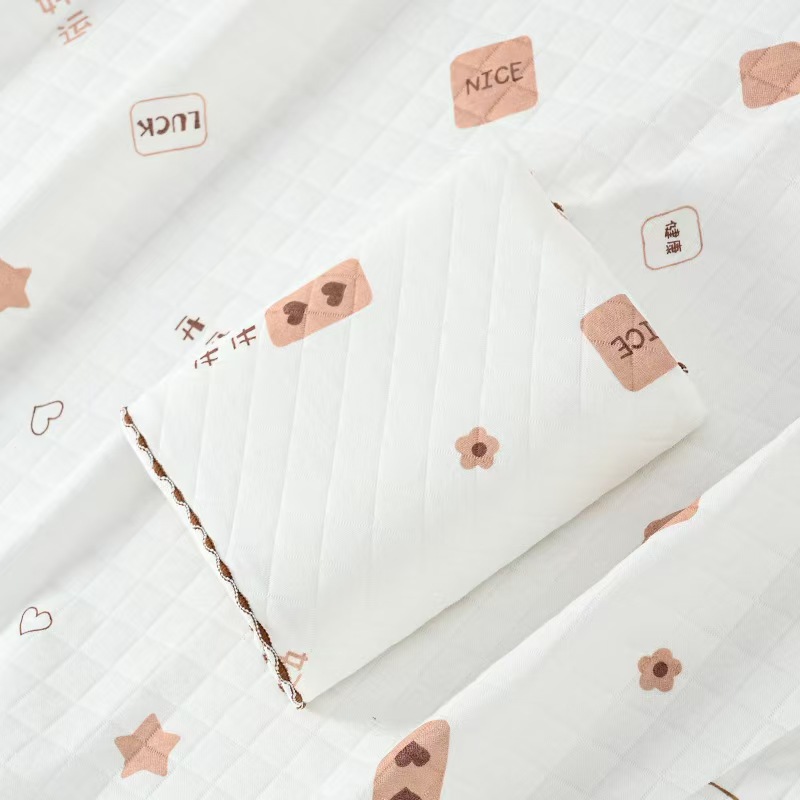 Baby Pure Cotton Swaddle Blanket, Baby Quilted Warm Swaddle Blanket, Soft Newborn Delivery Room Wrap, Bath Towel Blanket