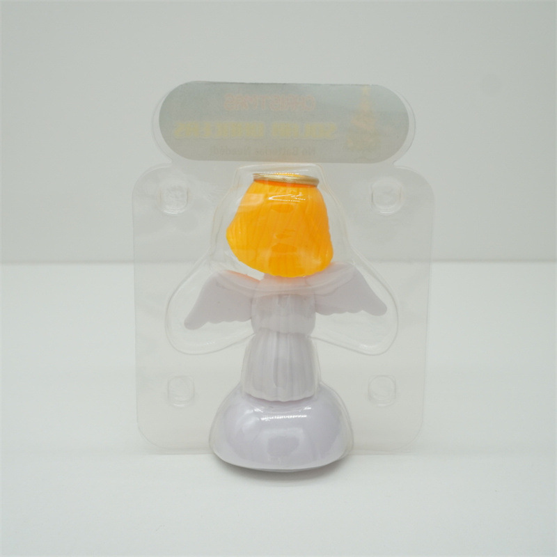 天使太阳能摆件吸收阳光自动摇摆汽车内饰挂件装饰品创意摆件详情21