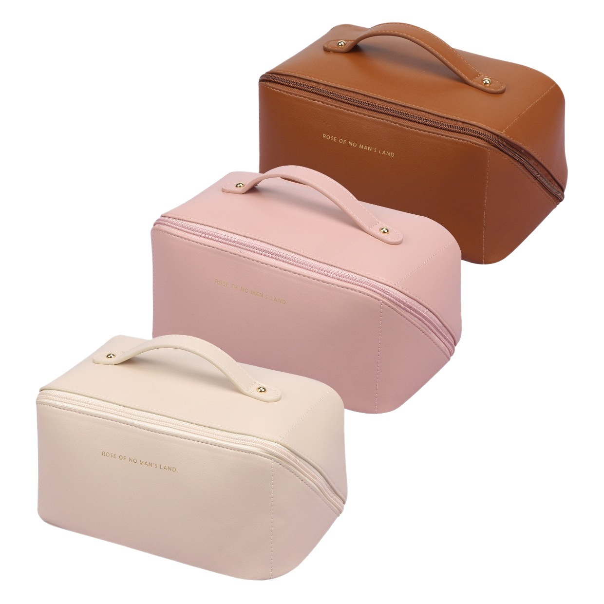 Bolsa de cosméticos de gran capacidad para mujeres ins High sense 2022 nueva bolsa de almacenamiento de cosméticos portátil de viaje de lujo súper popular