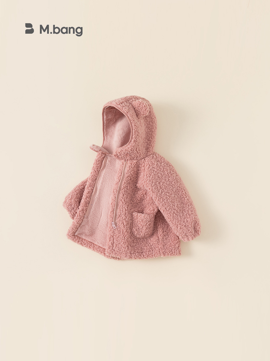 Youbao ropa infantil de niñas chaqueta larga con capuzas otoño y invierno manga larga nuevo suéter de lana infantil abrigo ropa de invierno de niña