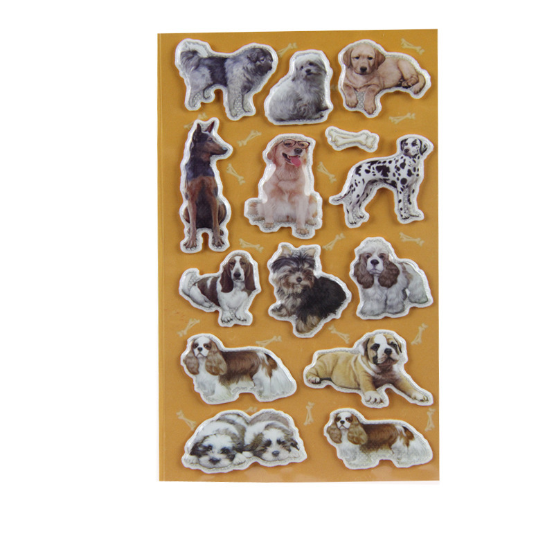 阳光宝贝贴贴乐0-3-6岁儿童早教贴纸书宝宝贴画立体水果动物贴纸