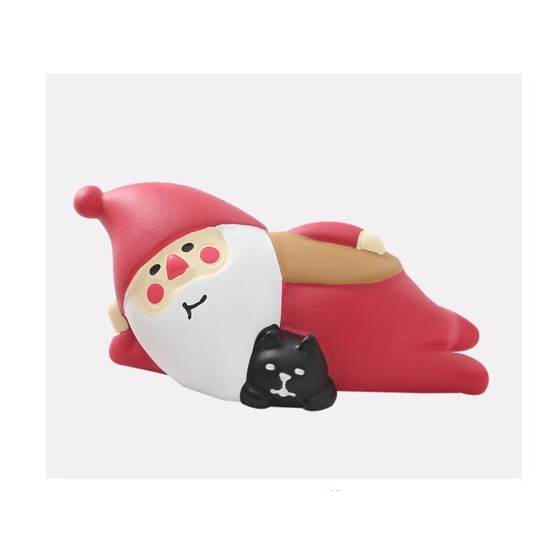 크리스마스 부모와 자식 검은 고양이