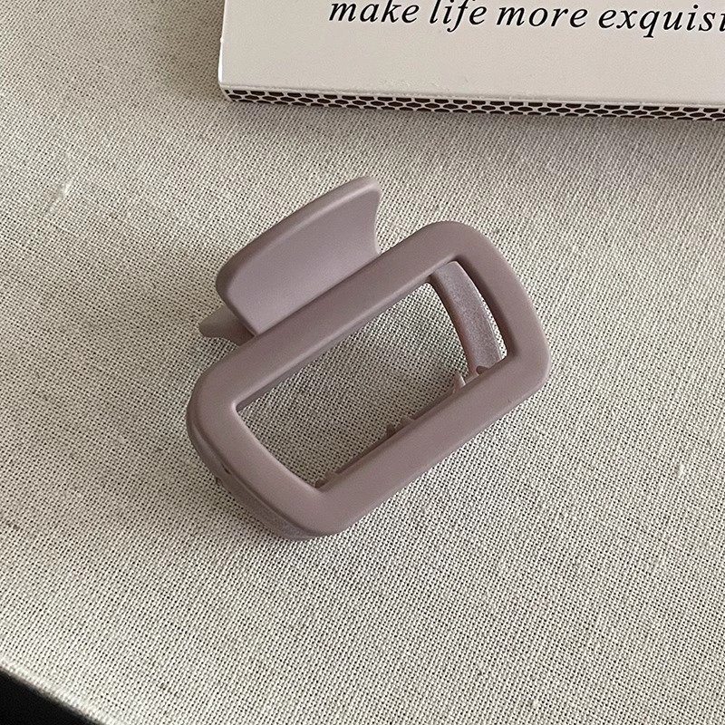 Gran clip de tiburón esmerilado acrílico simple horquilla tocado volumen gran horquilla de alto grado accesorios para el cabello al por mayor