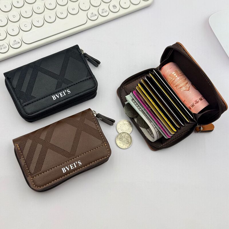 Amazon's Popular Accordion-Style Card Holder, Large Capacity, Multiple Card Slots, In-Stock Wholesale, Small Wallet for Change and Coins Amazon's Popular Accordion-Style Card Holder, Large Capacity, Multiple Card Slots, In-Stock Wholesale, Small Wallet for Change and Coins