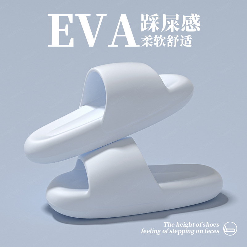 Ruiliya zapatillas de suela gruesa para mujeres verano antideslizante Casa Eva pareja zapatillas para hombres al por mayor