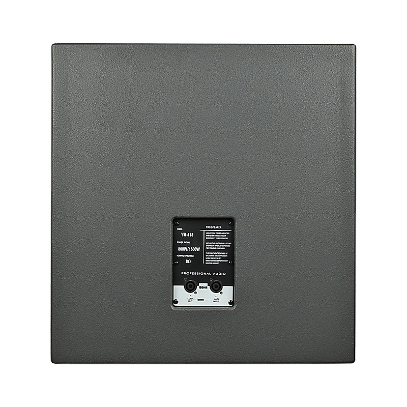Ventas directas de 18 pulgadas YM118 subwoofer comercial subwoofer pasivo chino