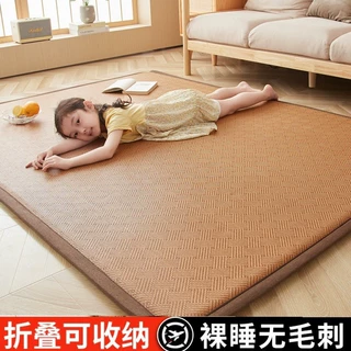 藤席凉席爬爬垫婴儿夏季地垫榻榻米藤编床垫