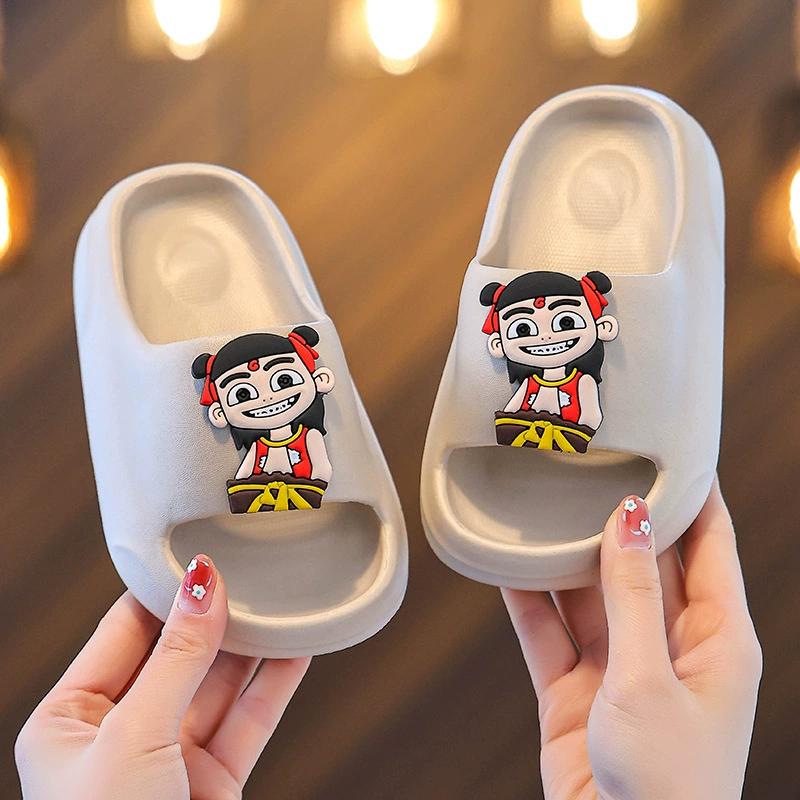 Новые импульсные летние EVA тапочки для мальчиков, девочки купаются в ванной комнате