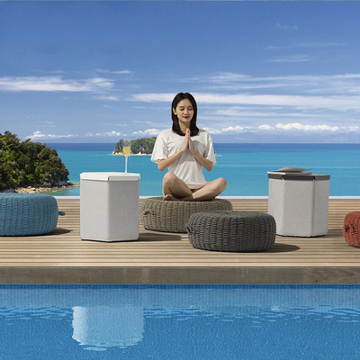 outdoors For justice Futon Tatami Seat cushion Japanese Homestay deck chair Rattan circular Play cushion meditation Sitting pier