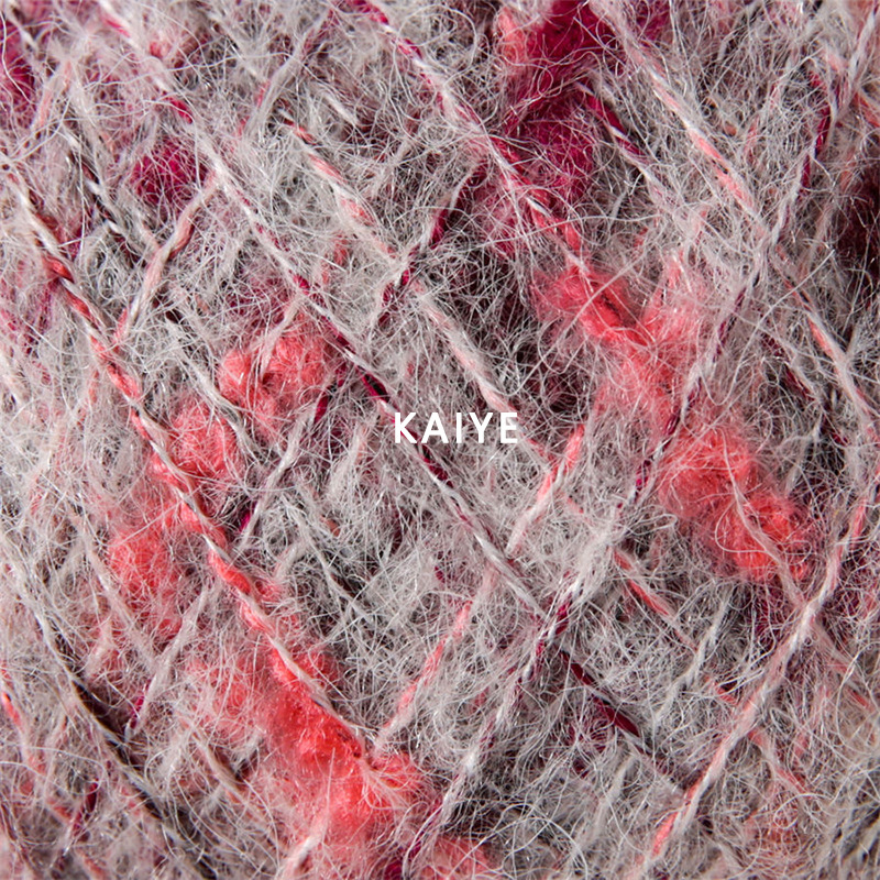 2.8支羊驼马海结子纱点子羊毛段染渐变花式手混毛线幻彩纱线小团