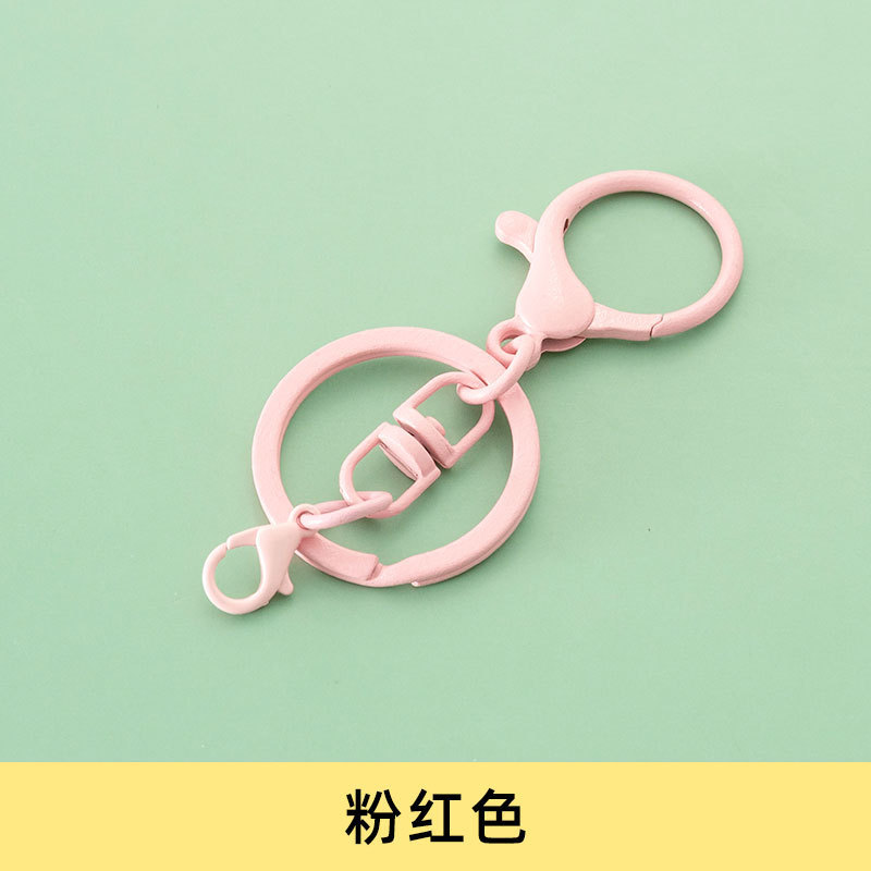 カラー塗装8字回転キーホルダー303ロブスターキーチェーン金属diyアクセサリーアクセサリー部品|undefined