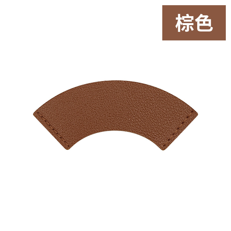 Cross-border en stock personalizable LOGO de cuero en forma de corazón marcador pegatinas amor marcador de cuero pu marcador pequeño lote al por mayor