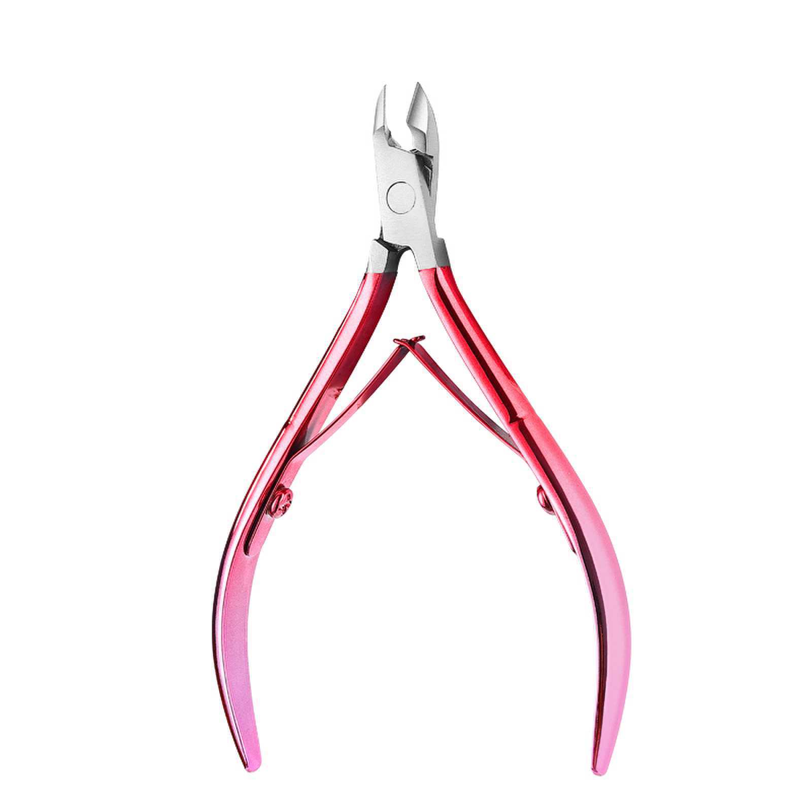 Tijeras para cutículas de acero inoxidable tipo pico de águila afiladas, cortaúñas, cortador para uñas encarnadas, quitapelillos, separador de acero.