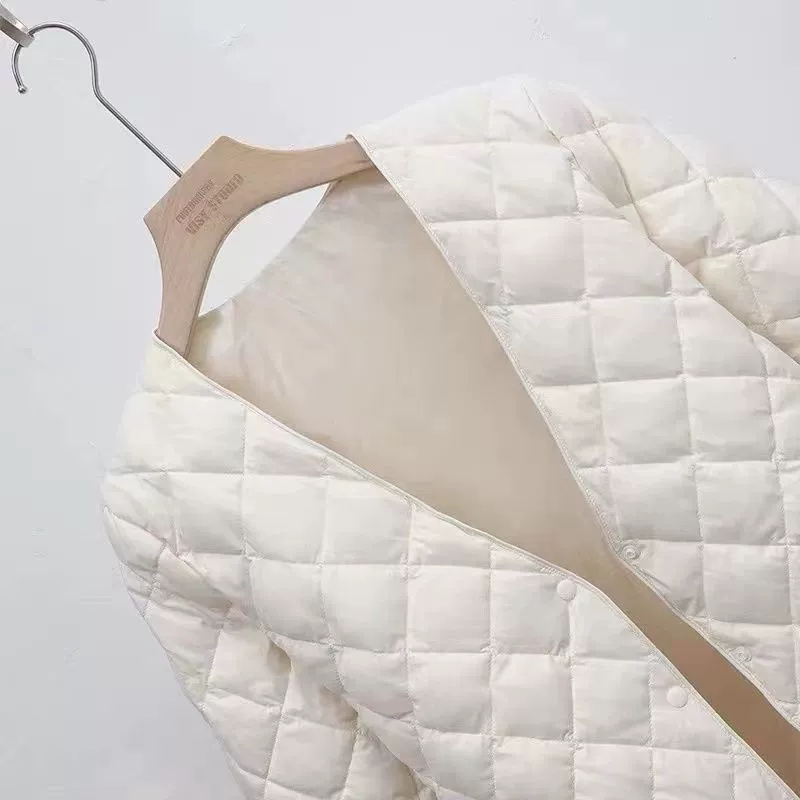 2024 новые тонкие пуховые хлопчатобумажные пальто