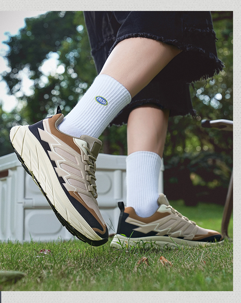 Autumn and winter casual sports shoes men's platform shoes trendy dad shoes breathable rebound running shoes men's shoes_voghion.com