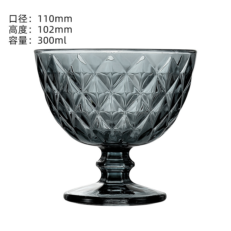 Nueva venta al por mayor vidrio estilo nórdico beber taza helado taza engrosada resistente al calor hogar comercial