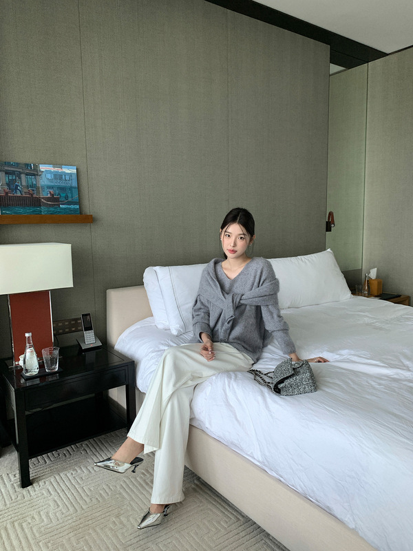 趋梦DT ETOLIE梨形身材百搭白色加绒牛仔裤女秋冬休闲显瘦阔腿裤|undefined