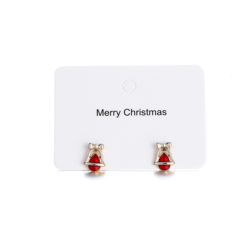 11g Weight Christmas Festival Snowflake Pattern Women's Gender Cute Style Cute Snowflake Stud Earrings 7
