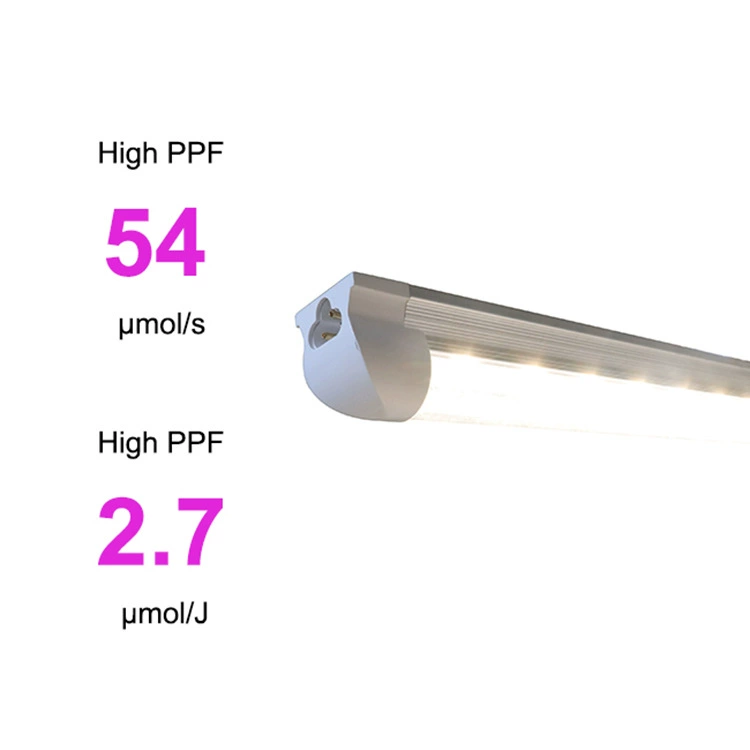 LED-растениевая лампа, искусственный линейный свет, 20Вт, длина 1.2м, комфортная цветовая температура