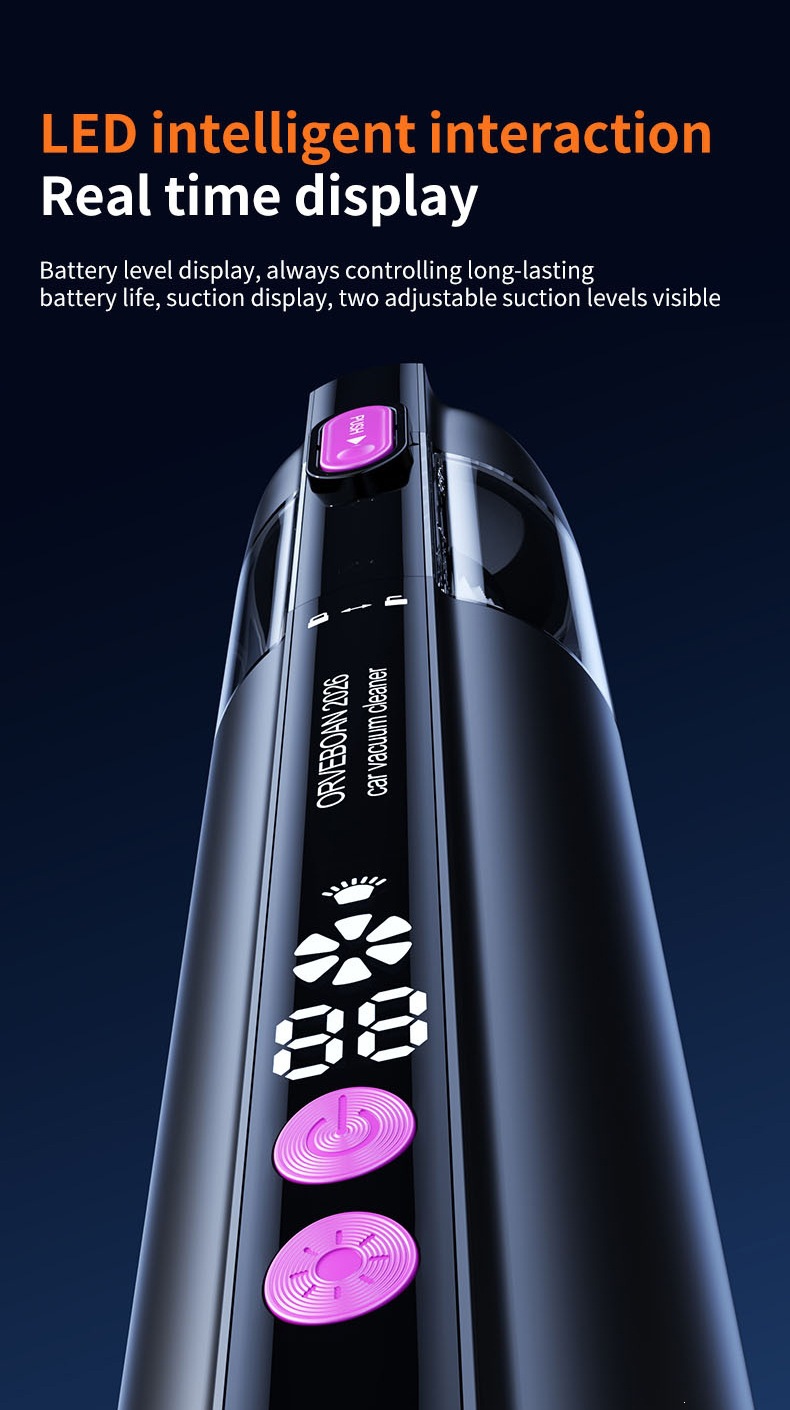 New Car Vacuum Cleaner, Multifunctional, Powerful, Wireless, Super Suction, Handheld, Small, Household, High Power