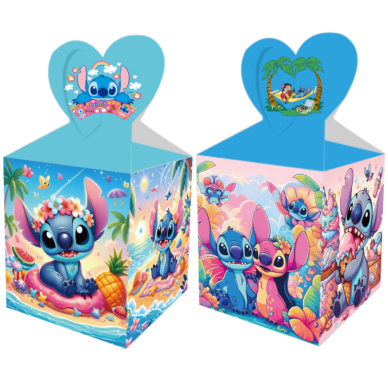 Hot-Selling Stitch-Themed Lilo & Stitch Birthday Holiday Party Supplies Candy Box Gift