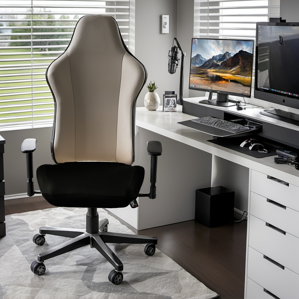 Grenzüberschreitender Großhandel aus Milchseide MC Reinfarben E-Sport Stuhlbezug Kopfhörerhülle Computer Gaming Internet Cafe Wettbewerbs-Sitzbezug