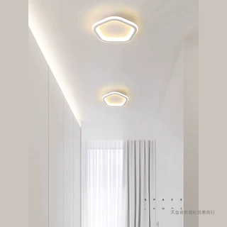 北欧走廊过道灯玄关入户灯具简约现代创意衣帽间灯阳台灯小吸顶灯