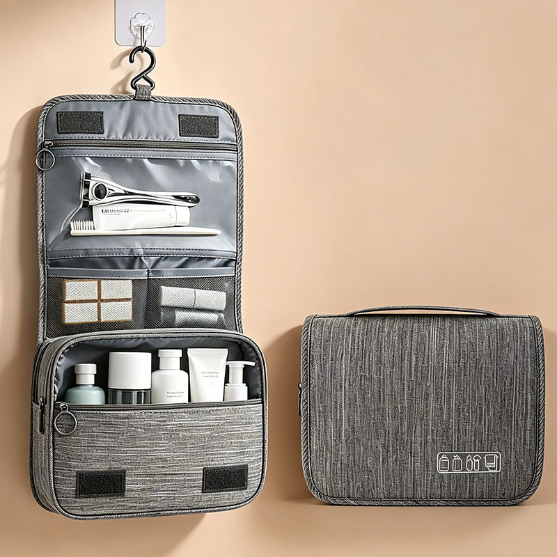 Large-Capacity Toiletry Bag, Fashionable, Portable, Waterproof, Dry and Wet Separation Hook Storage Bag, Business Trip Storage Bag