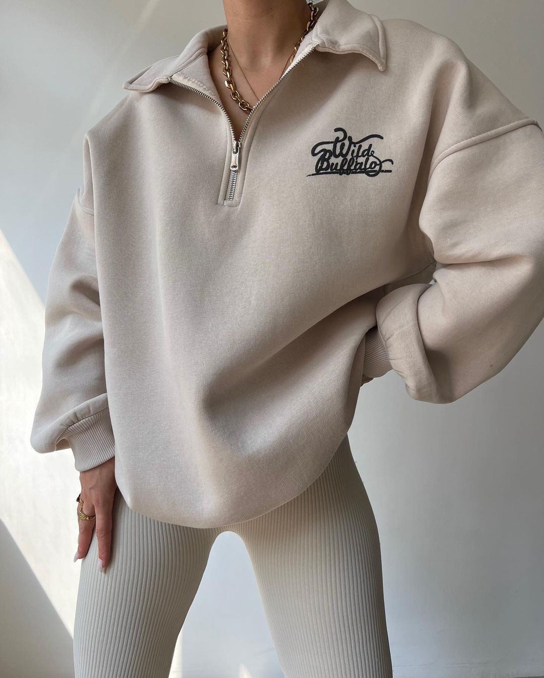 2024 New plush printed long sleeved pullover sweater with autumn and winter versatility_voghion.com