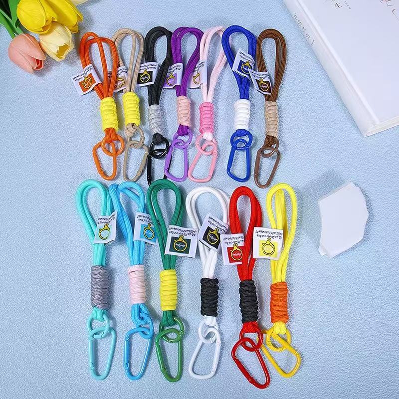 Mochila al aire libre cinturón de montaña de nylon tejido bolso colgante bolso cremallera colgante de tendencia nacional llavero de cuerda de teléfono móvil