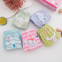 儿童内裤新款韩版卡通印花盒装女童纯棉三角裤宝宝全棉短裤不夹pp