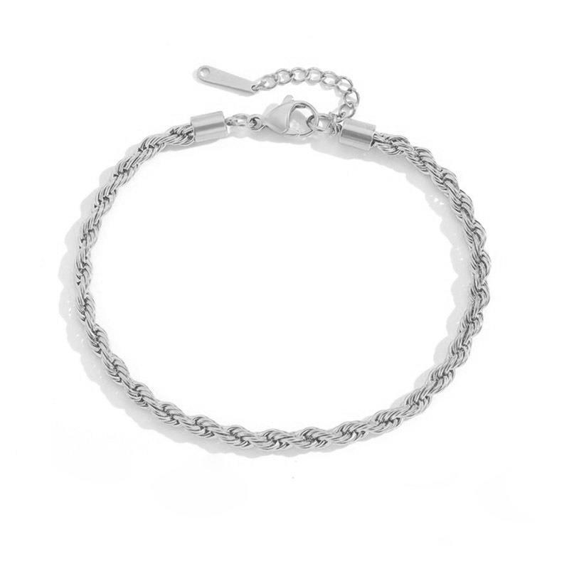 Korean Style Round Stainless Steel Plating Womenu0027S Anklet 1 Piece