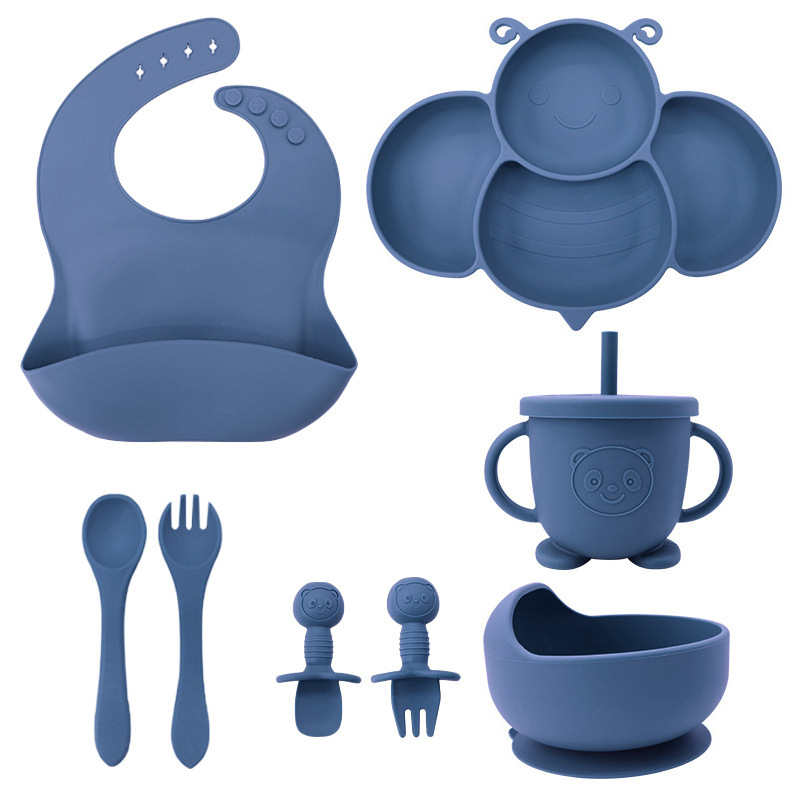 Bee Baby Plate Plate División Plate Baby Chuck Plate Plate Pla