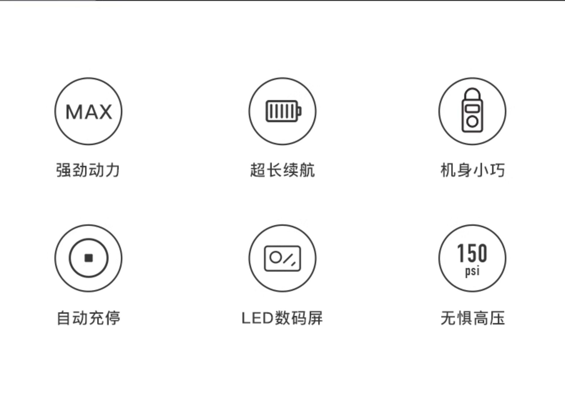 70Mai Wireless Car Air Pump with Digital Display, Smart Start/Stop, Electric Portable Tp05