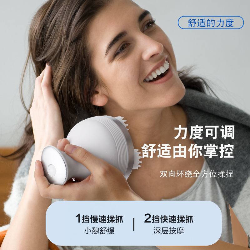 クロスボーダー電動ヘッドマッサージ器充電頭皮振動家庭用ペット全身猫揉み経絡理学療法器|undefined