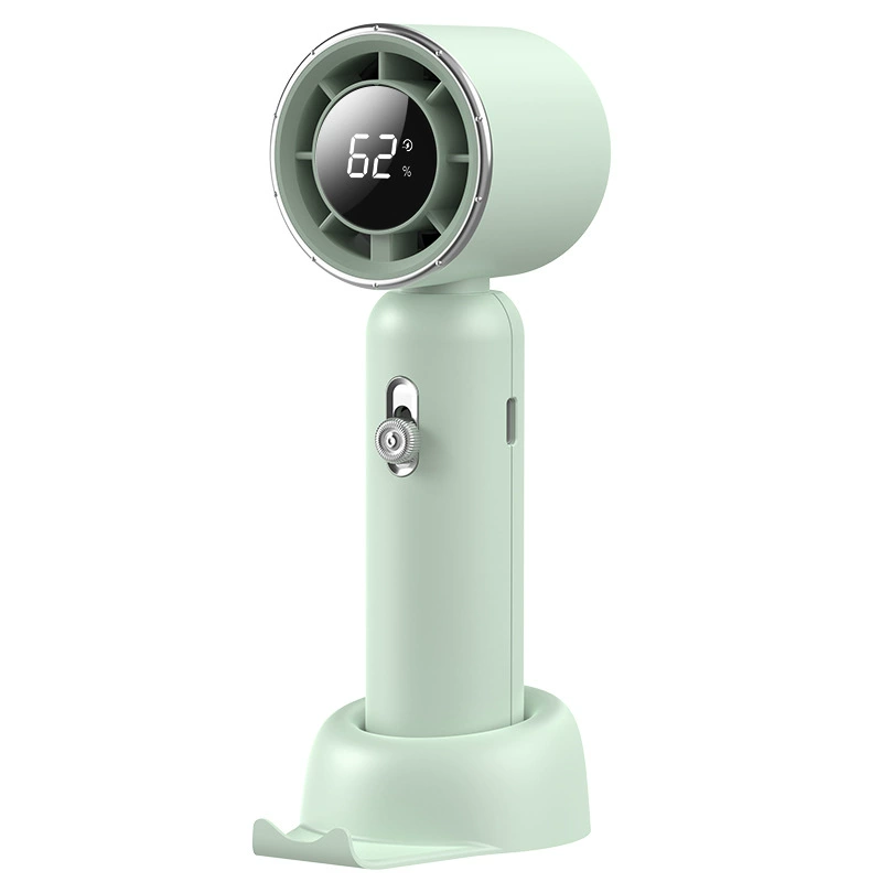 Ручной настольный вентилятор, перезаряжаемый USB (T02/F02/F6), легкий, 1200–4800 мАч