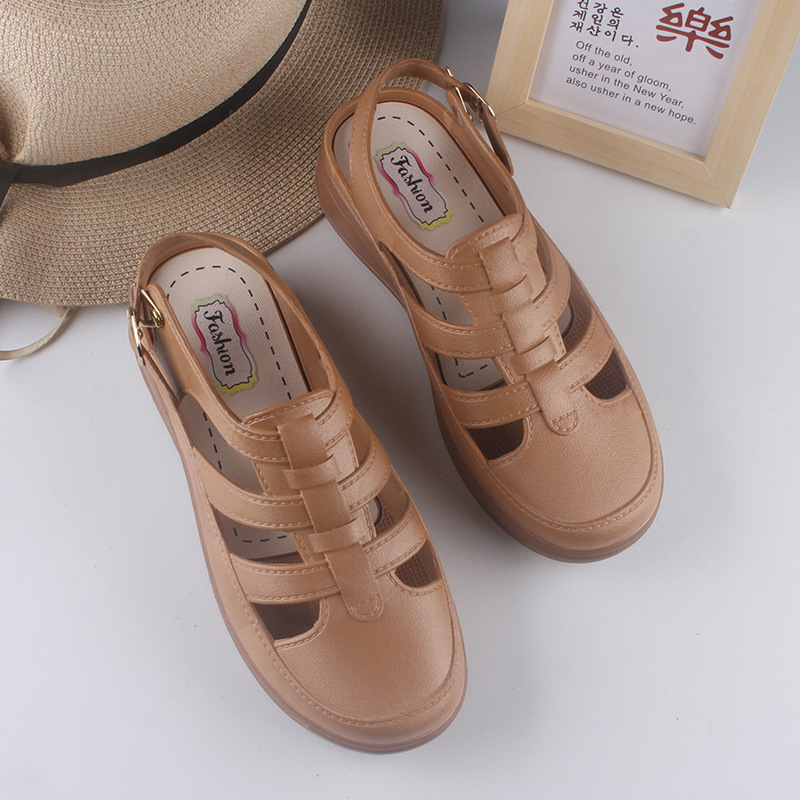 Summer Cross-border Toe Sandals New Casual Hollow Fashion Women's Color ...
