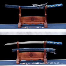 龙泉禾久20寸T10烧刃研磨灰长刀沐夕龙泉宝剑工艺品未开刃