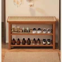 鞋架换鞋凳门口家用穿鞋凳入户进门可坐鞋柜一体高级感玄关凳批发