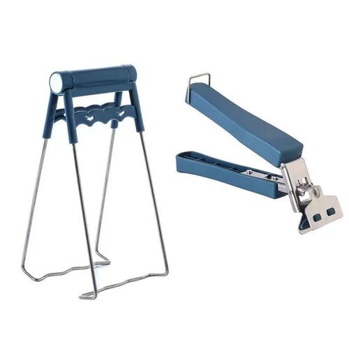 Thickened stainless steel plate clamp, plate lifter, bowl, anti-scalding gloves, insulation pad, kitchen gadgets, anti-scalding clip set