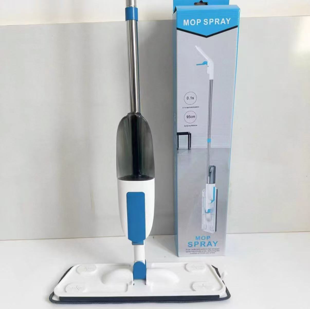 Mopo de pulverización de limpieza doméstica sin lavado a mano de 42cm seco y húmedo de doble uso limpio panel grande rociador de agua