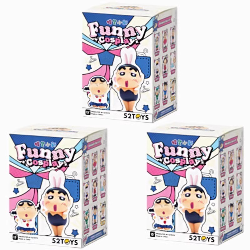 Figura sorpresa de Crayon Shin-chan serie Cos, muñeco coleccionable divertido de edición limitada, regalo de cumpleaños original