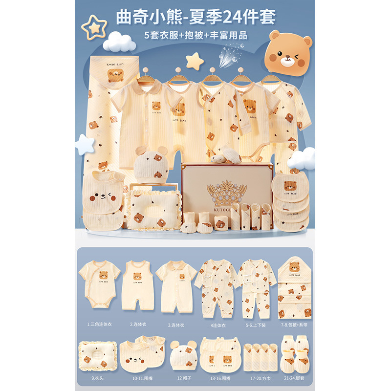 쿠키팬더 24피스 여름스타일 [선물박스] D11