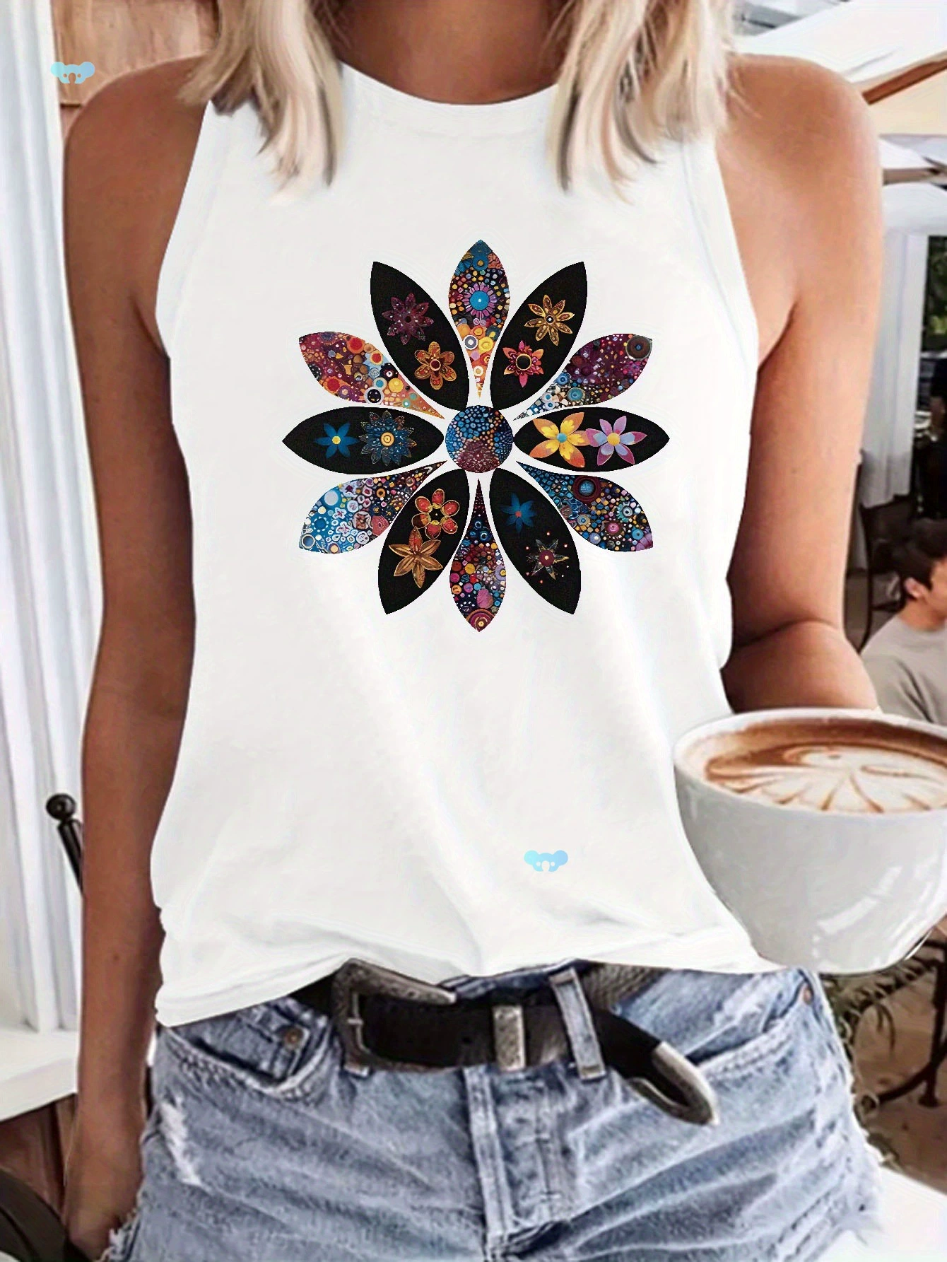 Женский повседневный летний жилет с рукавами, яркий, трансграничная дропшиппинг