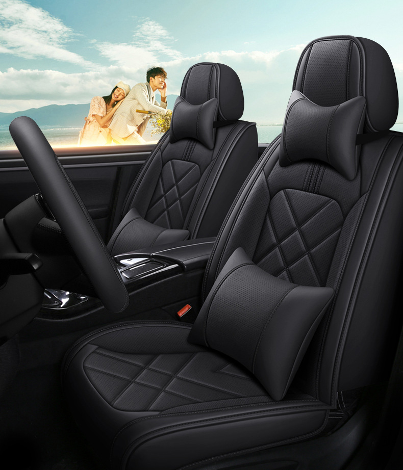 Cross-border foreign trade car seat cover four seasons seat cushion full surround seat cover Nappa leather car cushion manufacturers wholesale on behalf of the hair