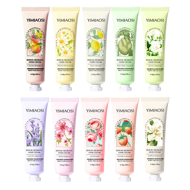 YIMIAOSI全英語ハンドクリーム30g対外貿易クロスボーダー専用handcream花の香りの果物ハンドクリーム|undefined
