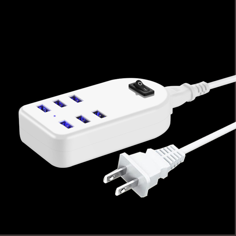 Cargador de teléfono inteligente cabeza multi-Puerto 8usb multifunción porosa 5V2. 4A socket adaptador ventas directas de fábrica