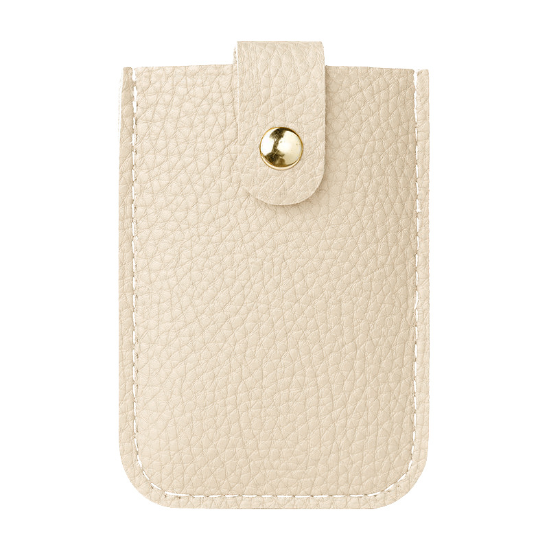 Tarjetero extraíble con guijarros transfronterizos para hombres y mujeres, tarjetero de cuero pequeño, ligero y compacto, fabricante de tarjetas con logotipo al por mayor